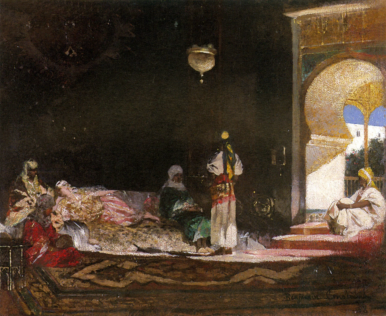 Jean - Joseph Benjamin, Constant, 170, Scena dell'harem, 1876